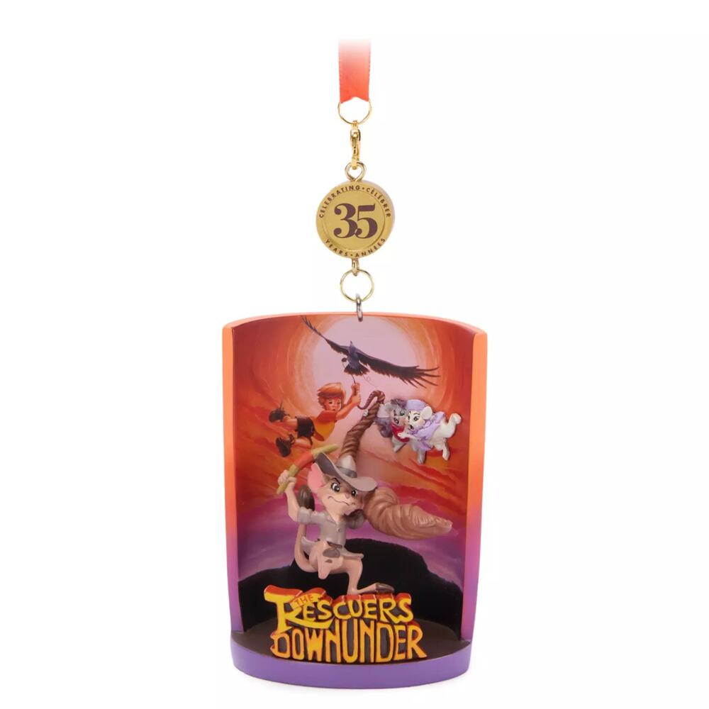 Rescuers Down Under Legacy Sketchbook Ornament – 35th Anniversary – Limited